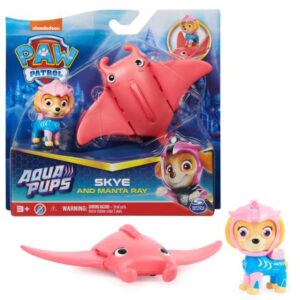 فیگور اسکای همراه با سفره ماهی کوچولو سگ های نگهبان Paw Patrol سری Aqua Pups
