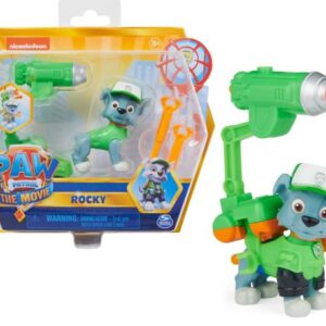 فیگور راکی همراه با لانچر سگ های نگهبان Paw Patrol سری Aqua Pups