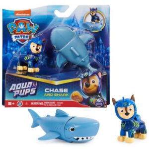 فیگور چیس همراه با کوسه کوچولو سگ های نگهبان Paw Patrol سری Aqua Pups