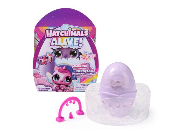 پک سورپرایزی هچیمال مدلRainbow Splash Fizzy Color سری Hatchimals Alive, image
