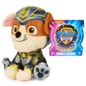 عروسک پولیشی 18 سانتی رابل سگ های نگهبان Paw Patrol سری The Mighty Movie, تنوع: 6067089-Rubble, image