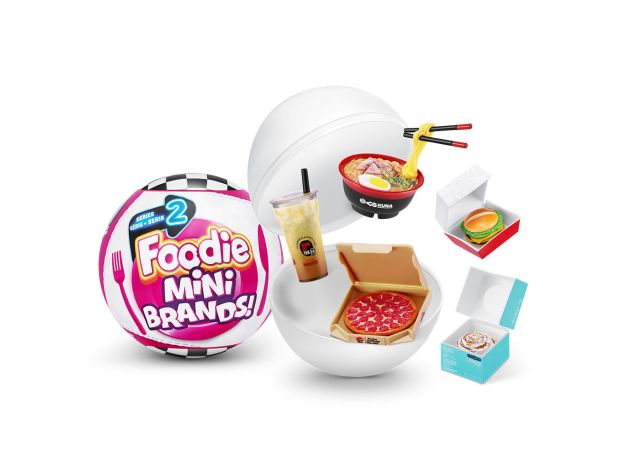فایو سورپرایز صورتی سری 2 Foodie Mini Brands, image