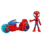 فیگور 10 سانتی اسپایدی به همراه موتورسیکلت Spidey Amazing Friends, image 4