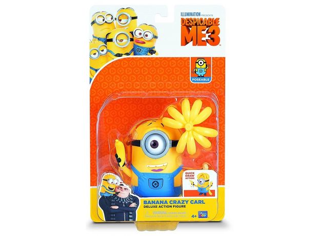 عروسک 12 سانتی‌متری کارل مدل banana crazy call (MINION), image