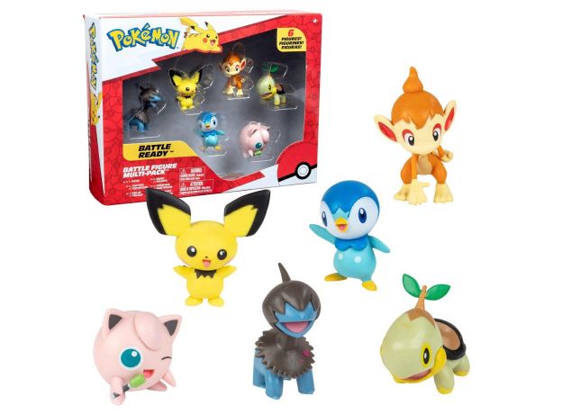 پک 6 تایی فیگور های پوکمون Pokemon سری Battle Ready, image