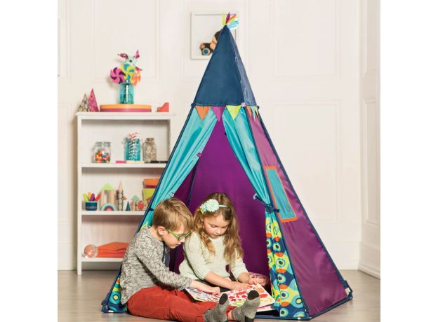 چادر سرخپوستی B. Toys B. Teepee همراه با فانوس ستاره ای, image
