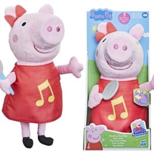 عروسک پولیشی موزیکال Peppa Pig مدل قرمز