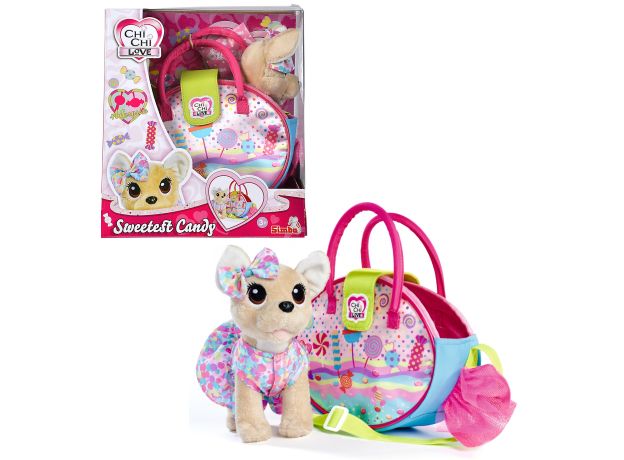 عروسک هاپو پولیشی 20 سانتی Chi Chi Love با کیف آبنباتی, تنوع: 105890001-Sweetest Candy, image