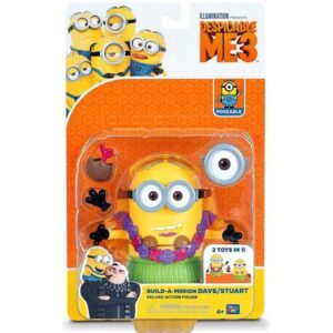 عروسک 15 سانتی‌ دیو/استوارت مدل build a minion Dave/stuart (MINION), image