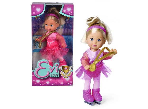 عروسک 12 سانتی Evi Love مدل اسکیت سوار, image