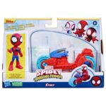 فیگور 10 سانتی اسپایدی به همراه موتورسیکلت Spidey Amazing Friends, image 5