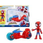 فیگور 10 سانتی اسپایدی به همراه موتورسیکلت Spidey Amazing Friends, image
