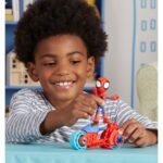 فیگور 10 سانتی اسپایدی به همراه موتورسیکلت Spidey Amazing Friends, image 2