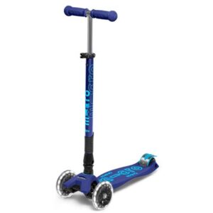 اسکوتر مکسی دلوکس جمع شو مایکرو Micro با چرخ های چراغ دار مدل آبی, تنوع: MMD099-Blue, image