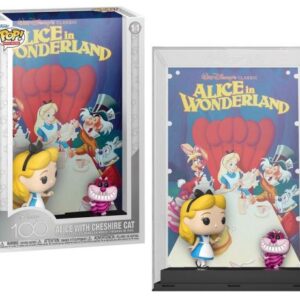 فیگورهای اسپشیال 9 سانتی فانکو پاپ آلیس با گربه چشایر با کاور انیمیشن آلیس در سرزمین عجایب (11), image