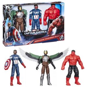 پک 3 تایی ابرقهرمانان 30 سانتی مارول سری Captain America Brave New World