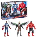 پک 3 تایی ابرقهرمانان 28 سانتی مارول سری Captain America Brave New World, image