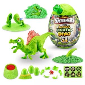 تخم داینو اسمشرز Smashers سری مگا ژوراسیک لایت آپ Mega Jurassic Lightup چراغدار با استخوان سبز