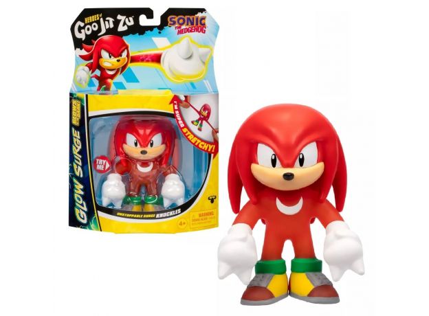 عروسک فشاری گو جیت زو Goo Jit Zu سری Heroes مدل ناکلز, تنوع: 42747-Knuckles, image