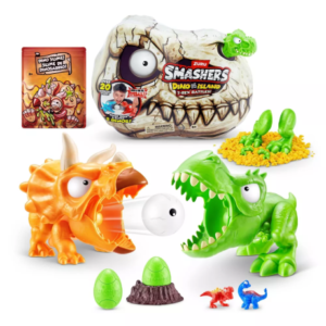 اسکلت کوچک دایناسور اسمشرز Smashers سری داینو آیلند Dino Island با استخوان سبز