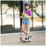 اسکوتر اسپرایت جمع شو مایکرو Micro با چرخ های چراغ دار قرمز پاییزی, image 5