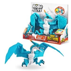 دایناسور پتروداکتیل روبو الایو Robo Alive سری Dino Action مدل آبی, image