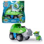 ماشین لاک پشتی با فیگور راکی سگ های نگهبان Paw Patrol سری Jungle Pups, تنوع: 6067778-Rocky, image