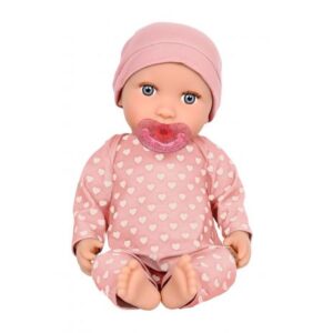 عروسک نوزاد 35 سانتی LullaBaby با لباس صورتی قلبی, image