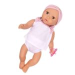 عروسک نوزاد 35 سانتی LullaBaby با لباس و هدبند صورتی, image 6
