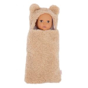 ست عروسک و قنداق خرسی نوزاد 35 سانتی LullaBaby