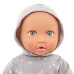 عروسک نوزاد 35 سانتی LullaBaby با لباس طوسی ستاره ای, image 8