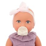 عروسک نوزاد 35 سانتی LullaBaby با لباس یاسی, image 7