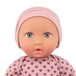 عروسک نوزاد 35 سانتی LullaBaby با لباس گلبهی قلبی, image 3
