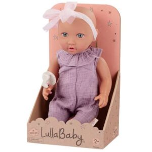 عروسک نوزاد 35 سانتی LullaBaby با لباس یاسی, image