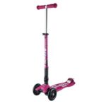 اسکوتر جمع شو مکسی دلوکس Micro بنفش با چرخ های چراغ دار, image