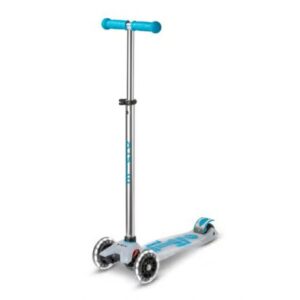 اسکوتر مکسی دلوکس Micro آبی با بدنه شفاف و چرخ های چراغ دار, تنوع: MMD138-Aqua, image