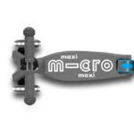 اسکوتر مکسی دلوکس جمع شو مایکرو Micro با چرخ های چراغ دار مدل خاکستری, image 8