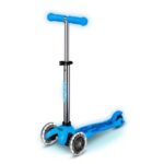 اسکوتر مینی دلوکس Micro آبی قطبی درخشان با چرخ های چراغ دار, تنوع: MMD215-Artic Blue, image