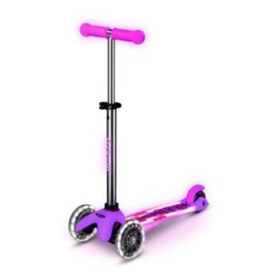 اسکوتر مینی دلوکس Micro صورتی یخی Plus درخشان با چرخ های چراغ دار, تنوع: MMD213-Plus Frosty Pink, image