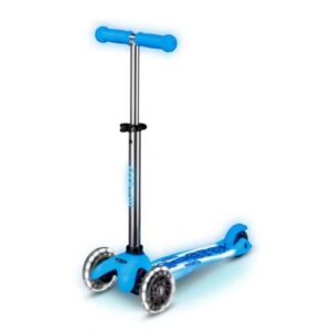 اسکوتر مینی دلوکس Micro آبی قطبی Plus درخشان با چرخ های چراغ دار, تنوع: MMD211-Artic Blue Plus, image