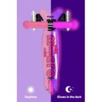 اسکوتر مینی دلوکس Micro صورتی یخی Plus درخشان با چرخ های چراغ دار, تنوع: MMD213-Plus Frosty Pink, image 3