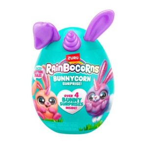 عروسک سورپرایزی رینبوکورنز RainBocoRns سری 2 Bunnycorn با شاخ و گوش بنفش