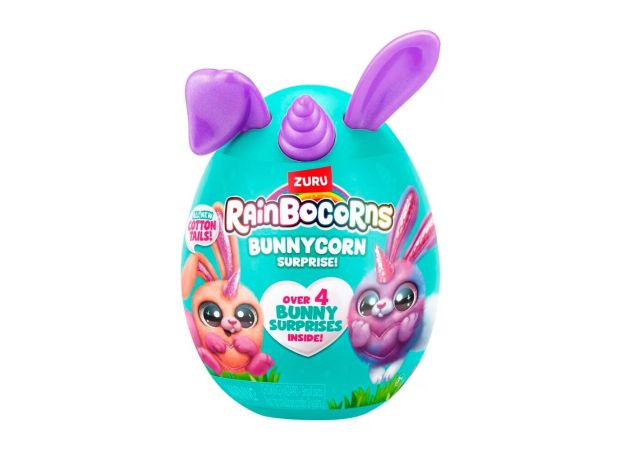 عروسک سورپرایزی رینبوکورنز RainBocoRns سری 2 Bunnycorn با شاخ و گوش بنفش, تنوع: 9280SQ1-Purple, image