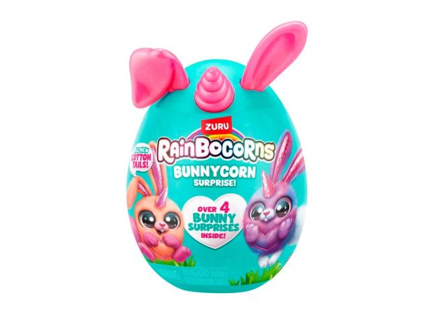 عروسک سورپرایزی رینبوکورنز RainBocoRns سری 2 Bunnycorn با شاخ و گوش صورتی, تنوع: 9280SQ1-Pink, image