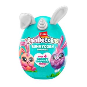 عروسک سورپرایزی رینبوکورنز RainBocoRns سری 2 Bunnycorn با شاخ و گوش نقره ای