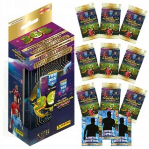 پک کارت فوتبالی با جعبه فلزی Adrenalyn XL مدل FIFA 365 سری 2025 مشکی, تنوع: 202401-Black, image