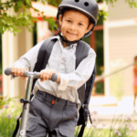 اسکوتر جمع شو مکسی دلوکس Micro بنفش با چرخ های چراغ دار, image 12