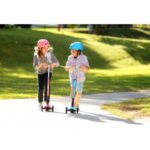 اسکوتر جمع شو مکسی دلوکس Micro بنفش با چرخ های چراغ دار, image 13