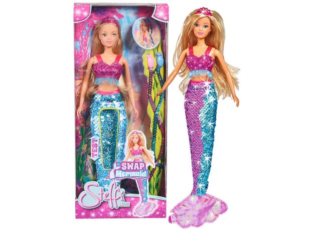 عروسک 29 سانتی Steffi Love سری Swap Mermaid, image