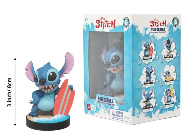 فیگور 8 سانتی استیچ موج سوار Disney, تنوع: 19718-Surfer Stitch, image